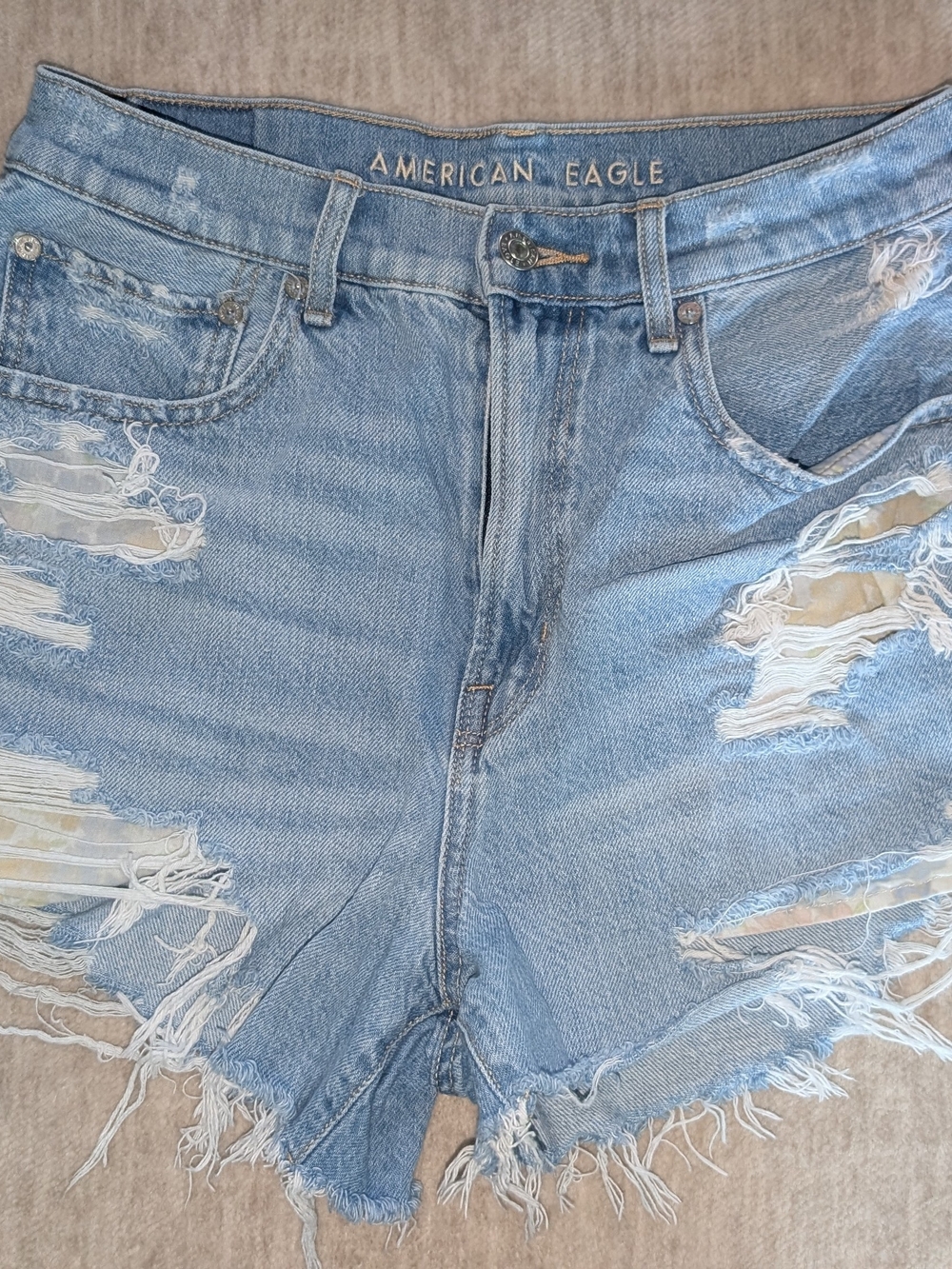 American Eagle Highest Rise 90s Boyfriend Denim Short Size 6